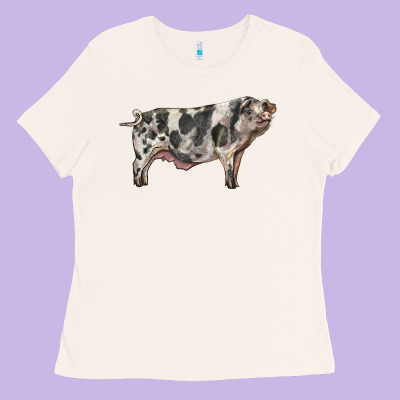 Spotted Pig Ladies Tee Designed By Lillyallendesigns