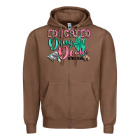 Chestnut Educated drug dealer Nurse life Zipper Hoodie - CowGirlArtShop
