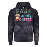 Cloud Black Mama Needs Coffee Bbs Vintage Hoodie - BundleAndBundleShop