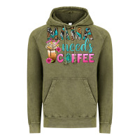 Vintage Olive Mama Needs Coffee Bbs Vintage Hoodie - BundleAndBundleShop