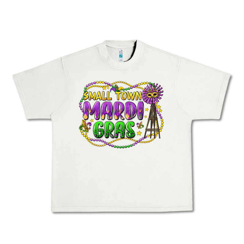 Small Town Mardi Gras Urban Heavy Tee by LillyAllenDesigns | Teevron
