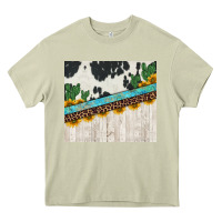 Mossy cowhide sunflowers cactus Heavy Core Tee - Jasminsmagicworld
