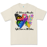 Bone we believe in miracles fight cancer in all colors Premium Tee - MaliasSmallBusiness
