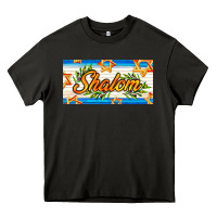 Asphalt shalom with olive branch Heavy Core Tee - AdoDesignShop