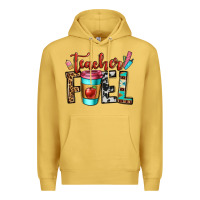 Antique Gold teacher fuel Premium Hoodie - OliviaCreatesArt