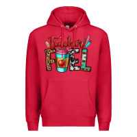 Cardinal teacher fuel Premium Hoodie - OliviaCreatesArt