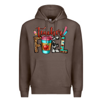 Coffee teacher fuel Premium Hoodie - OliviaCreatesArt
