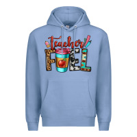 Colony Blue teacher fuel Premium Hoodie - OliviaCreatesArt