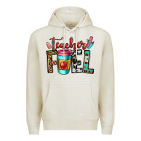 Oatmeal Heather teacher fuel Premium Hoodie - OliviaCreatesArt
