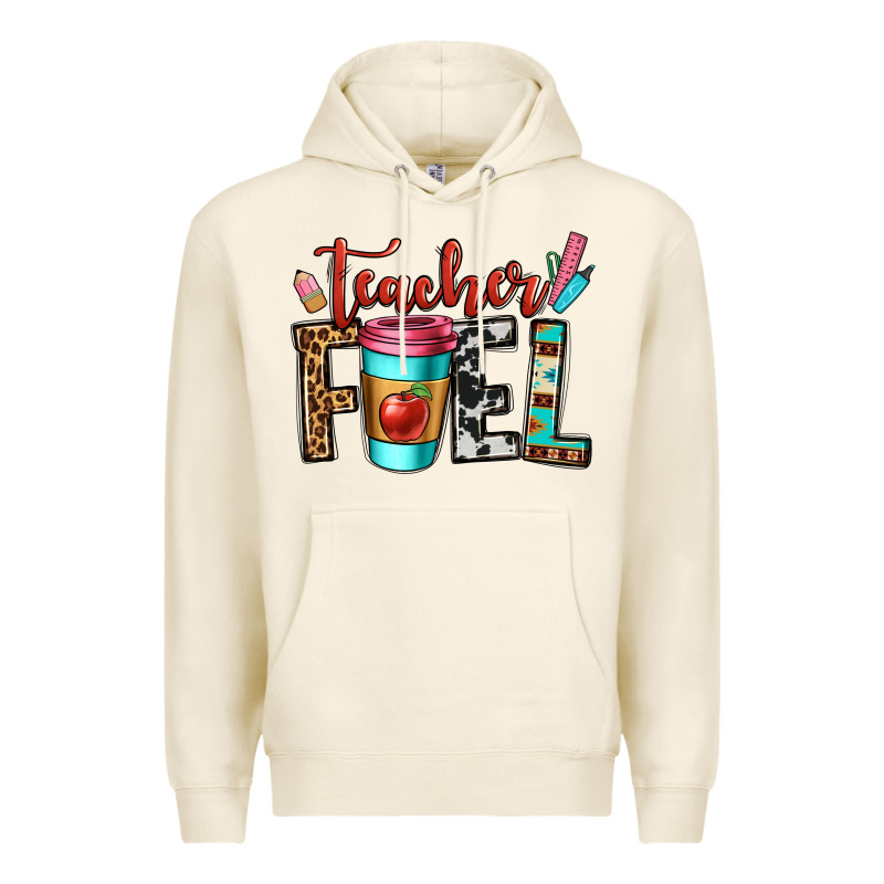 Teacher Fuel Premium Hoodie by OliviaCreatesArt | Teevron
