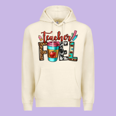 Teacher Fuel Premium Hoodie Designed By Oliviacreatesart
