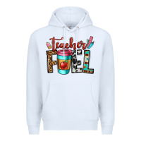 White teacher fuel Premium Hoodie - OliviaCreatesArt