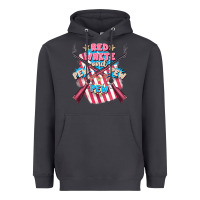 Smoke Red white and pew pew pew Heavyweight Hoodie - FaDigitalArtStudio