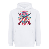 White Red white and pew pew pew Heavyweight Hoodie - FaDigitalArtStudio