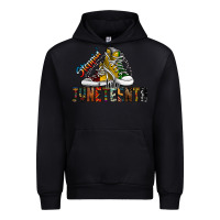 Black steppin into juneteenth Urban Hoodie - SublimationCraftShop