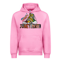 Fuchsia Pink steppin into juneteenth Urban Hoodie - SublimationCraftShop