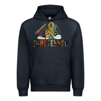 Navy steppin into juneteenth Urban Hoodie - SublimationCraftShop