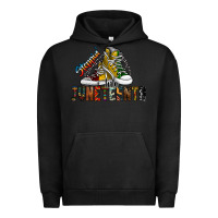 Pigment Black steppin into juneteenth Urban Hoodie - SublimationCraftShop