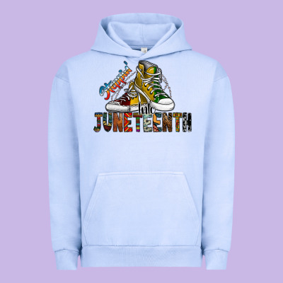 Steppin Into Juneteenth Urban Hoodie Designed By Sublimationcraftshop