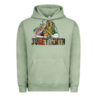 Pigment Oil Green steppin into juneteenth Urban Hoodie - SublimationCraftShop