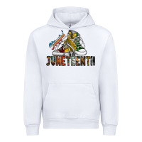 White steppin into juneteenth Urban Hoodie - SublimationCraftShop