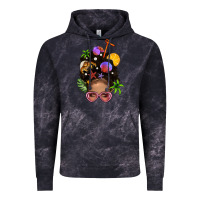 Cloud Black Beach Hair Afro Messy Bun Bbs Vintage Hoodie - BundleAndBundleShop