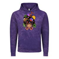 Cloud Purple Beach Hair Afro Messy Bun Bbs Vintage Hoodie - BundleAndBundleShop