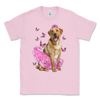 Bubblegum Pink Labrador Retriever Dog With Tutu Classic Tee - LillyAllenDesigns