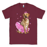 Burgundy Labrador Retriever Dog With Tutu Classic Tee - LillyAllenDesigns