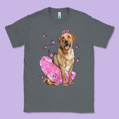 Labrador Retriever Dog With Tutu Classic Tee Designed By Lillyallendesigns