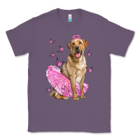 Lavender Labrador Retriever Dog With Tutu Classic Tee - LillyAllenDesigns