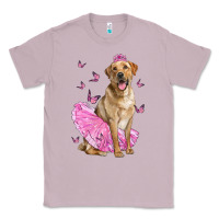 Lilac Labrador Retriever Dog With Tutu Classic Tee - LillyAllenDesigns