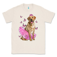 Natural Labrador Retriever Dog With Tutu Classic Tee - LillyAllenDesigns