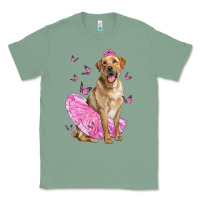 Sage Labrador Retriever Dog With Tutu Classic Tee - LillyAllenDesigns