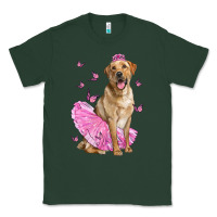 Sports Green Labrador Retriever Dog With Tutu Classic Tee - LillyAllenDesigns
