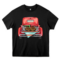 Black Christmas truck Heavy Core Tee - BarkalooDesign
