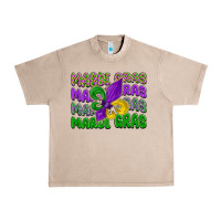 Mardi Gras With Fleur De Lis Urban Heavy Tee | Teevron