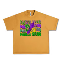 Peanut Butter mardi gras with fleur de lis Urban Heavy Tee - LillyAllenDesigns
