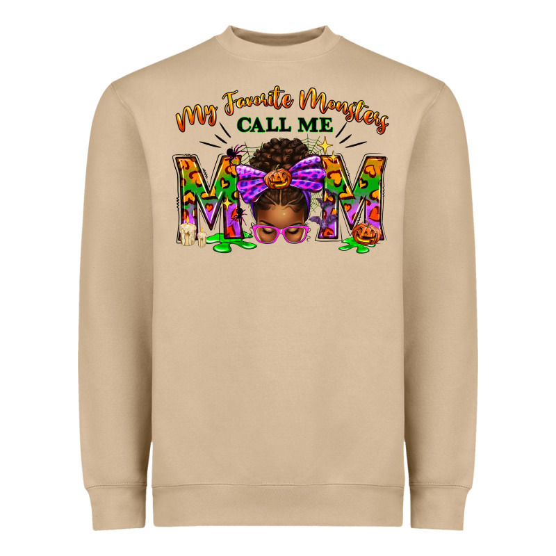 My Favorite Monsters Call Me Mom Heavyweight Sweatshirt by texasbilliewilder | Teevron