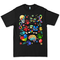 Black somebody's loud & proud autism mama Premium Tee - MaliasSmallBusiness