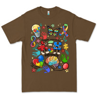 Cacao somebody's loud & proud autism mama Premium Tee - MaliasSmallBusiness