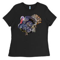 Black Bronze Turkey Ladies Tee - LillyAllenDesigns