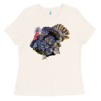 Bone Bronze Turkey Ladies Tee - LillyAllenDesigns