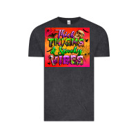 Vintage Black thick thighs and spooky vibes tumbler Vintage Tee - BundleAndBundleShop