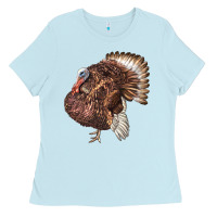 Baby Blue Bourbon Red Turkey Ladies Tee - LillyAllenDesigns