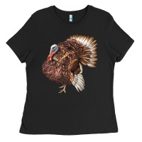 Black Bourbon Red Turkey Ladies Tee - LillyAllenDesigns