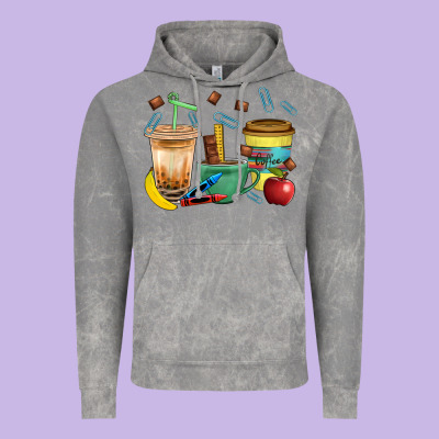 School Boy Coffee Cup Bbs Vintage Hoodie Designed By Bundleandbundleshop