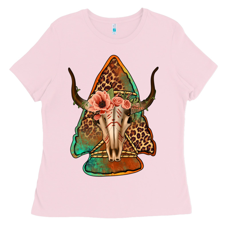 Bullskull Arrowhead Ladies Tee by Jasminsmagicworld | Teevron