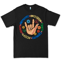Black advocate inclusion equity equality accept adapt Premium Tee - MaliasSmallBusiness
