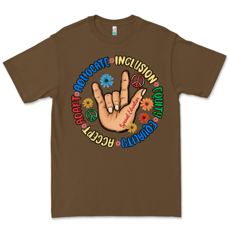 Advocate Inclusion Equity Equality Accept Adapt Premium Tee by MaliasSmallBusiness | Teevron